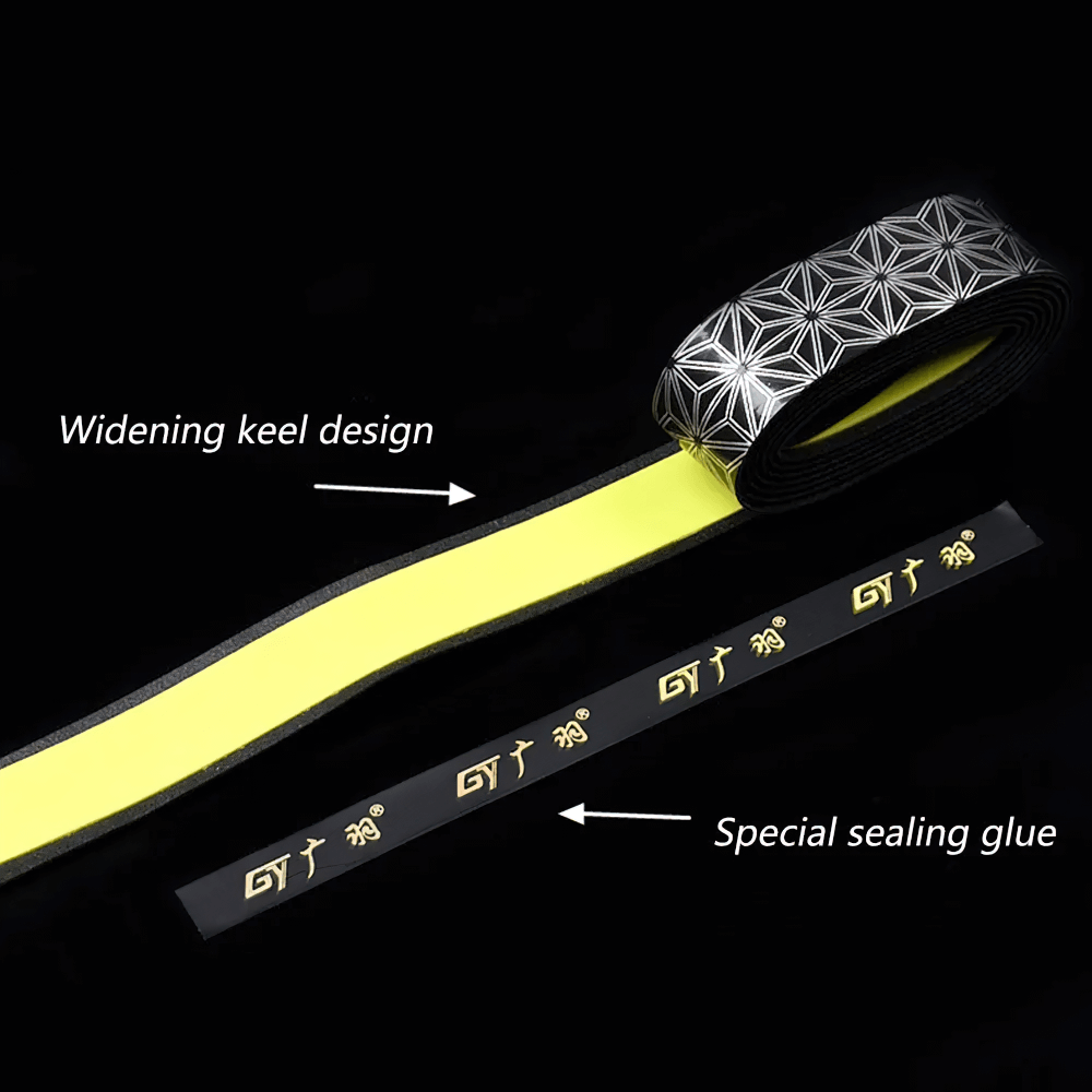 Anti-Slip Racket Grip Tape for Tennis Squash - SF3481 with widening keel design and special sealing glue